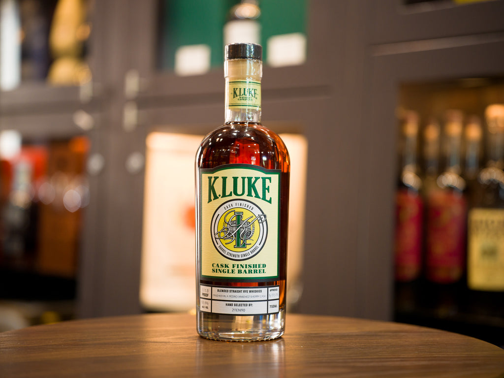 K.Luke Single Barrel PX Rye Cask Finish Barrel Strength Rye 2TEN90 Single Barrel Selection